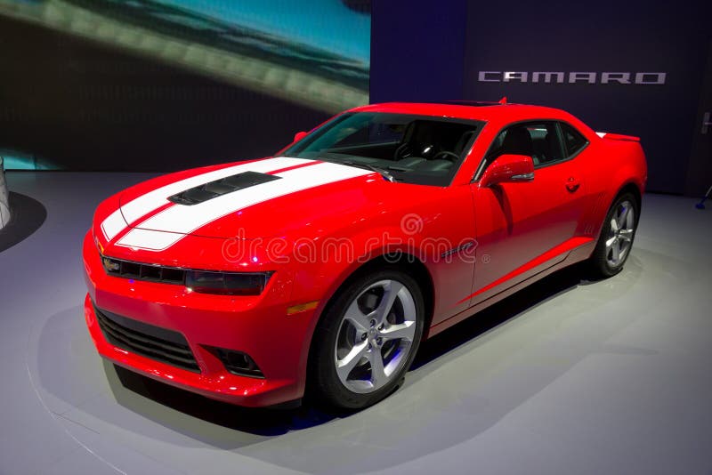 Chevrolet Camaro Sports Car Editorial Stock Photo - Image of geneve,  exhibition: 138208638