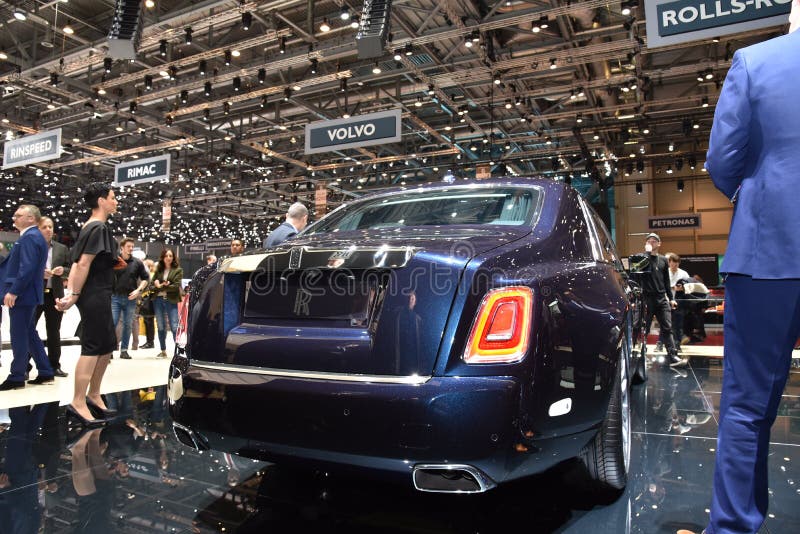 Geneva, Switzerland, March 062018 Rolls Royce Phantom One of One at