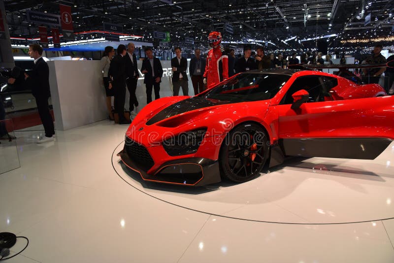 Geneva Switzerland March 06 2018 Zenvo Tsr S At Gims Editorial