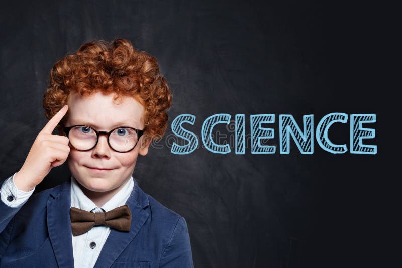 Genius Child Learning Science Stock Photo Image of cute, creative