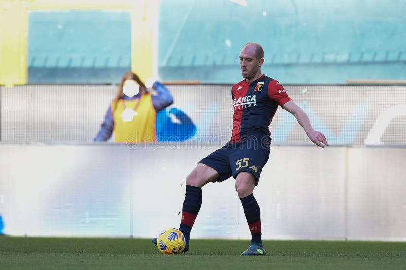 Genoa Cfc Vs Cagliari Calcio Foto Editorial - Imagem de objetivo