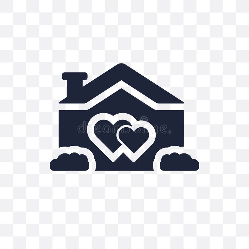 genomskinlig symbol för förälskelsehus design för förälskelsehussymbol från Weddi stock illustrationer genomskinlig symbol för förälskelsehus design för förälskelsehussymbol från Weddi stock illustrationer