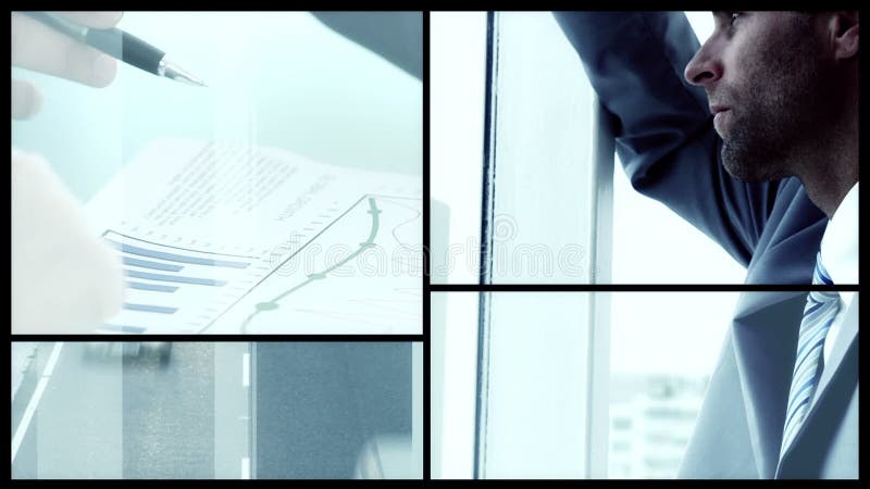 Gens d'affaires au travail clips vidéos