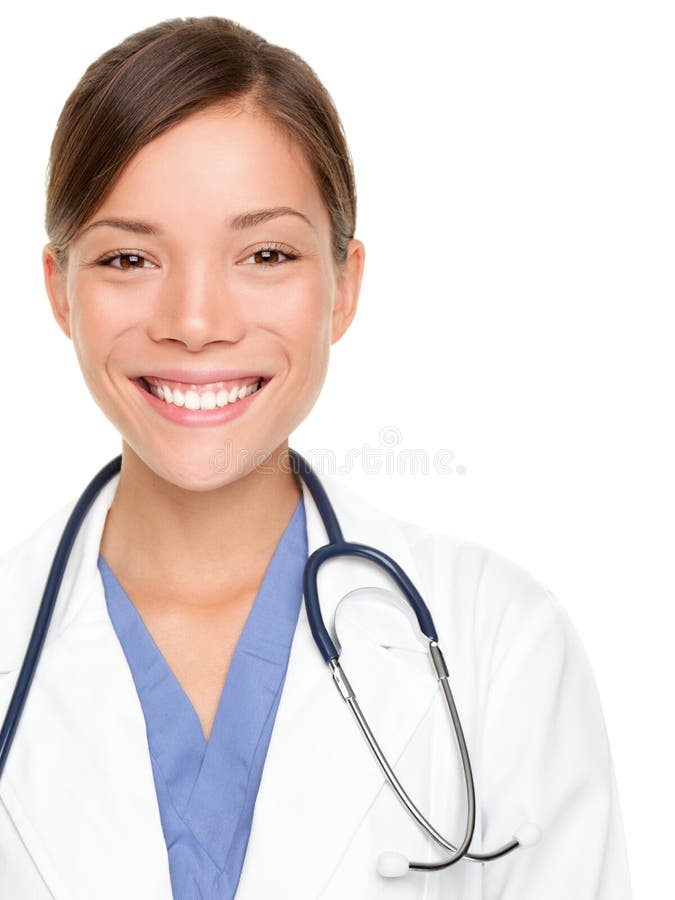 Gens médicaux : Jeune femme asiatique de docteur images libres de droits Gens médicaux : Jeune femme asiatique de docteur images libres de droits