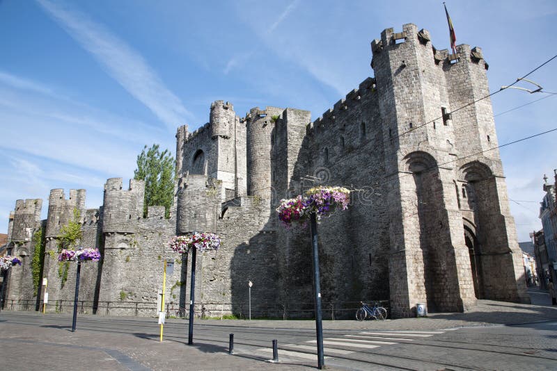 Gent - Gravensteen - старый замок стоковое изображение Gent - Gravensteen - старый замок стоковое изображение