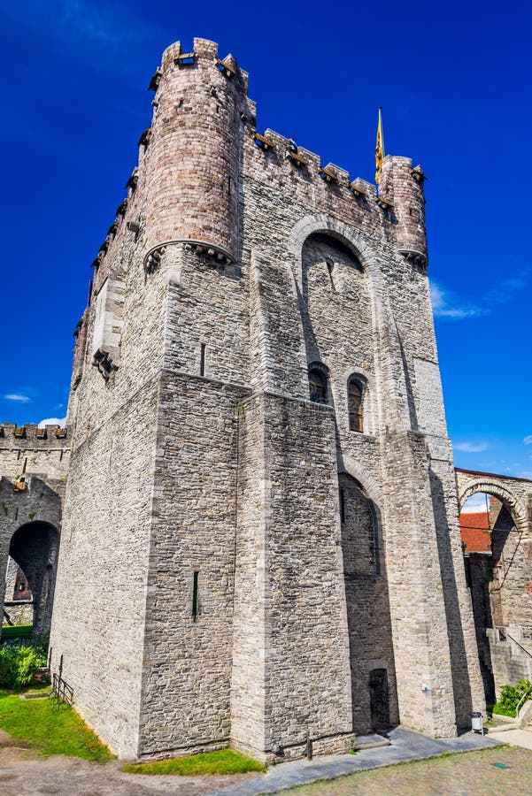 Gent, Бельгия - замок Gravensteen стоковое изображение Gent, Бельгия - замок Gravensteen стоковое изображение