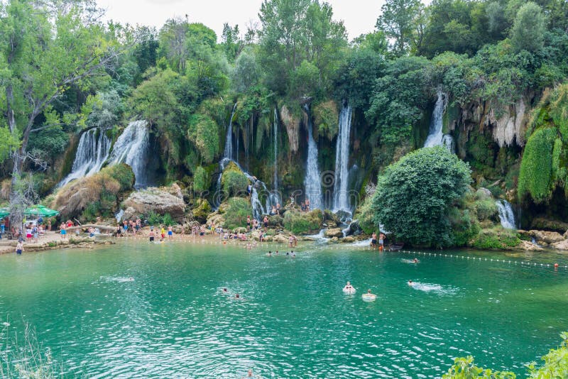 Cascate Di Kravice Fotografia Editoriale Immagine Di Bello