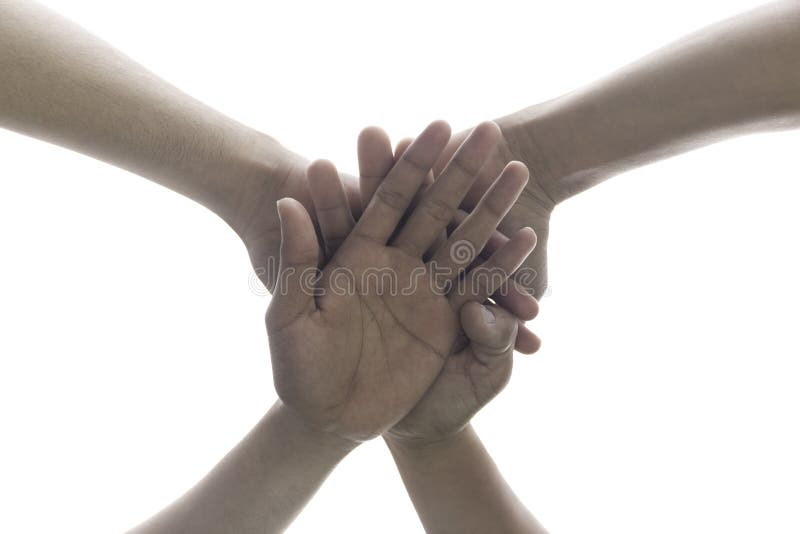 Gente conceptual que pone sus manos que trabajan junto como equipo w foto de archivo Gente conceptual que pone sus manos que trabajan junto como equipo w foto de archivo