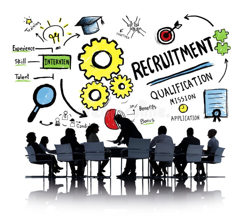 Ethnicity Business People Recruitment Meeting Discussion Concept. Ethnicity Business People Recruitment Meeting Discussion Concept.