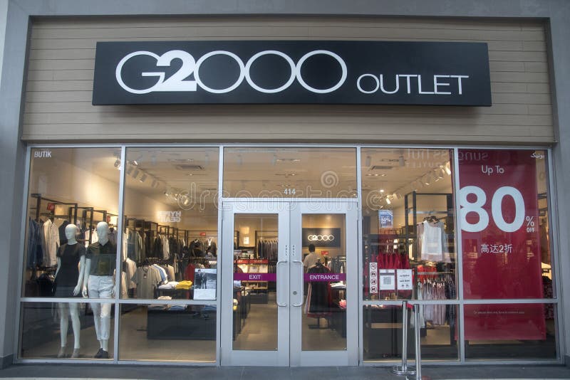 G2000 Store and Sign in Genting Highland Premium Outlet, Malaysia Editorial  Photo - Image of apparel, color: 250518666