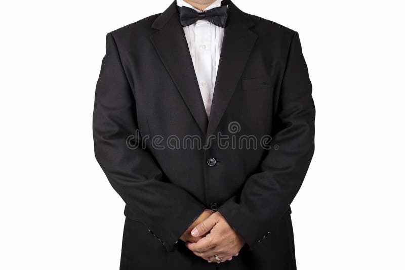 Gentleman In A Black Tuxedo royalty free stock images Gentleman In A Black Tuxedo royalty free stock images