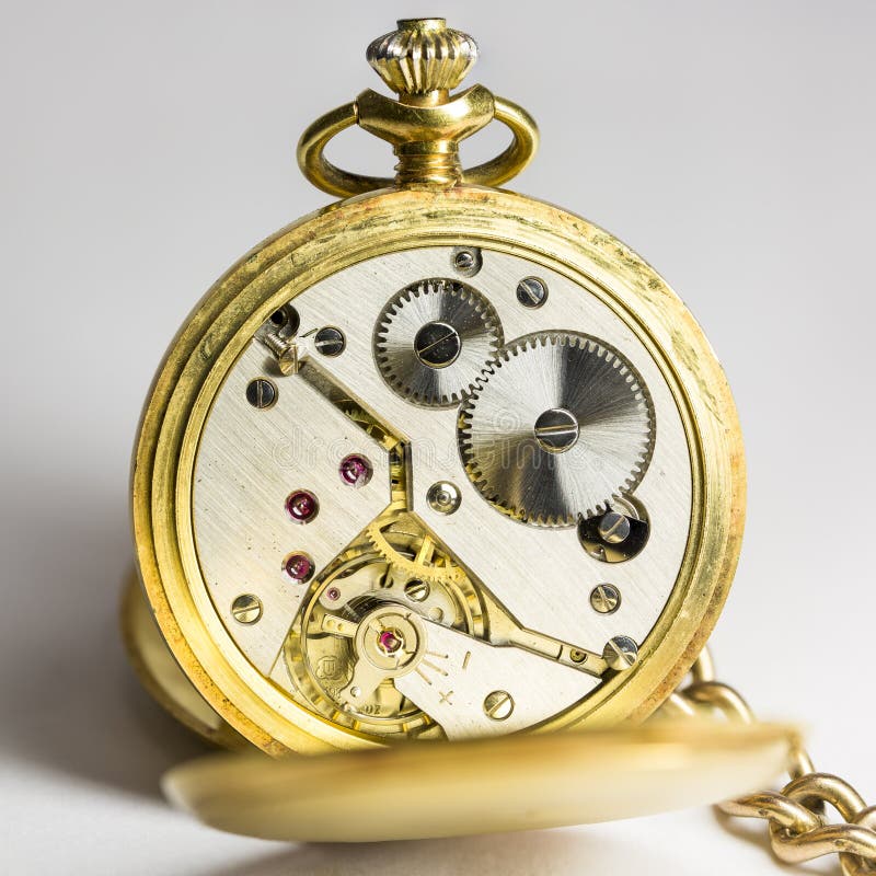 Gentleman S Antique Fob Watch Stock Photo Image of jewel, pattern