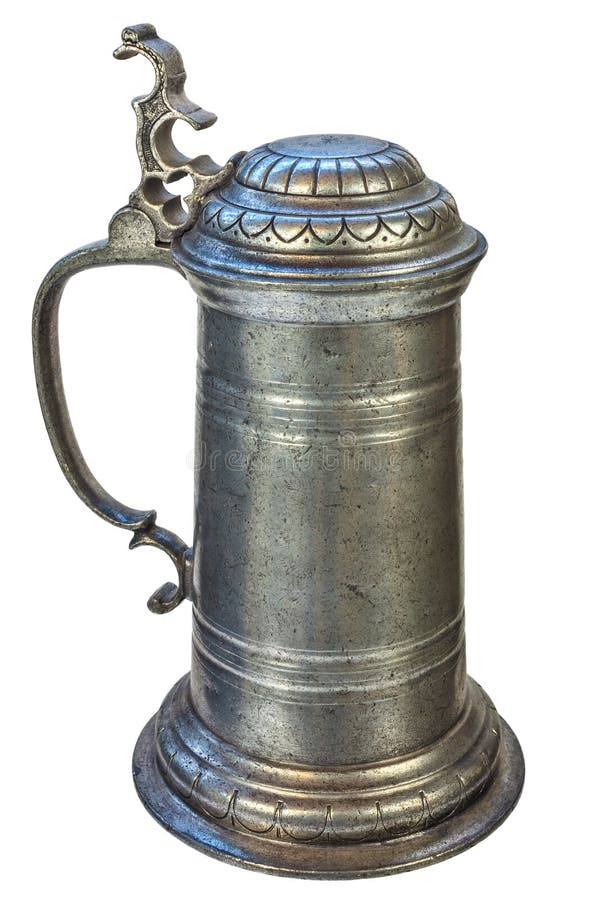 Tin medieval mug stock photo. Image of fashioned, craft 3716168