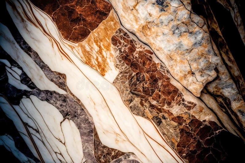 Genuine Natural Marble Stone and Surface Stock Illustration