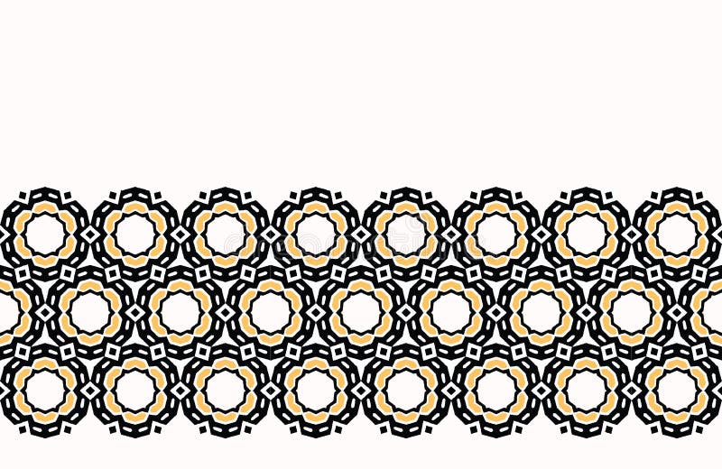 Geo exhausto del edredón de la flor de la margarita de la mano intrépida Fondo inconsútil del modelo de la frontera del vector Ej stock de ilustración Geo exhausto del edredón de la flor de la margarita de la mano intrépida Fondo inconsútil del modelo de la frontera del vector Ej stock de ilustración