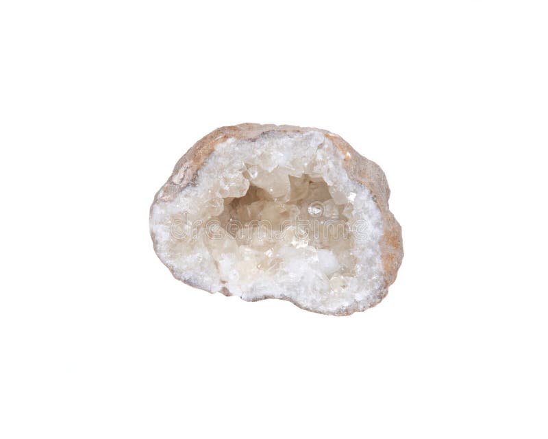 Geode citrino crudo naturale immagine stock Geode citrino crudo naturale immagine stock