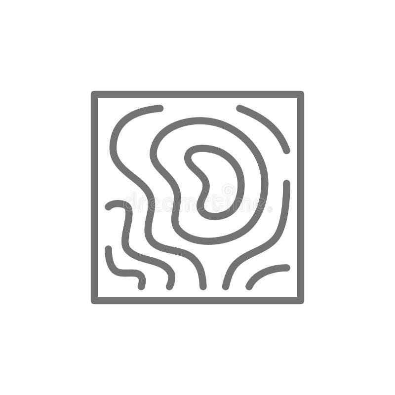 Geografisch topografisch kaartnet, geolocation, GPS-de lijnpictogram van de kaartplaats royalty-vrije illustratie Geografisch topografisch kaartnet, geolocation, GPS-de lijnpictogram van de kaartplaats royalty-vrije illustratie