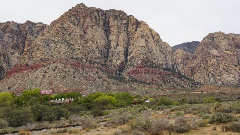 Geology at Bonnie Springs Ranch near Las Vegas, Nevada & x28;USA& x29;. Geology at Bonnie Springs Ranch near Las Vegas, Nevada & x28;USA& x29;