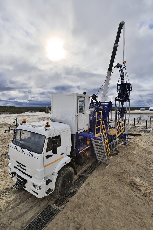 Geological Equipment Machine Stock Photo Image of pipeline, geologist