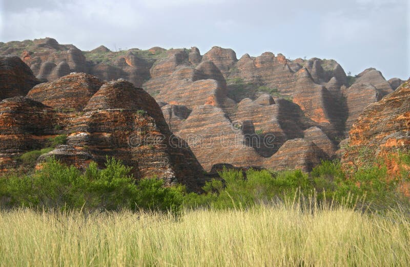 Geological feature of rolling hills