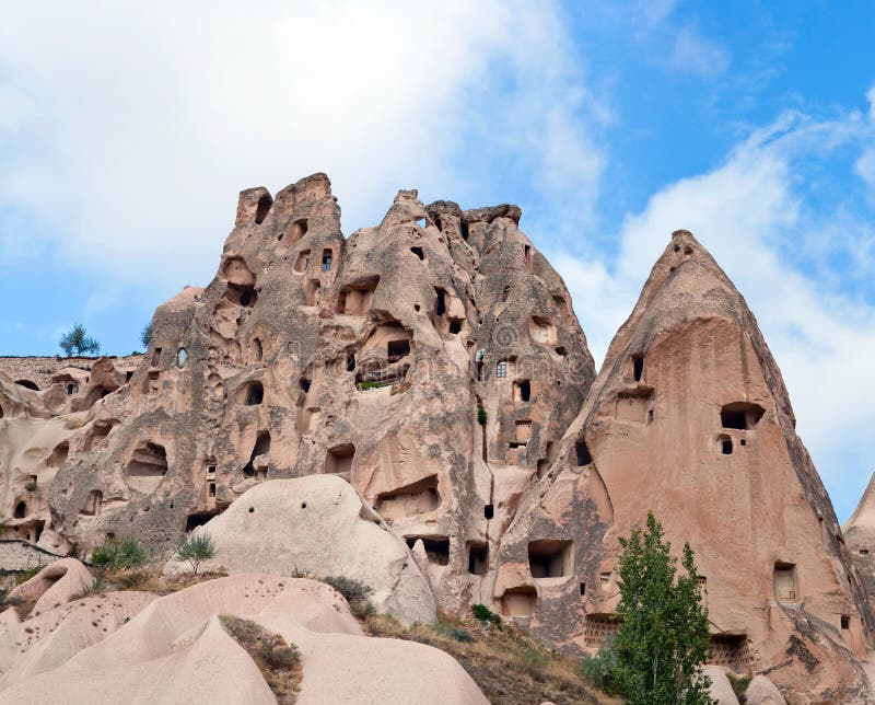 Geological formacje w Cappadocia, Turcja obraz royalty free Geological formacje w Cappadocia, Turcja obraz royalty free