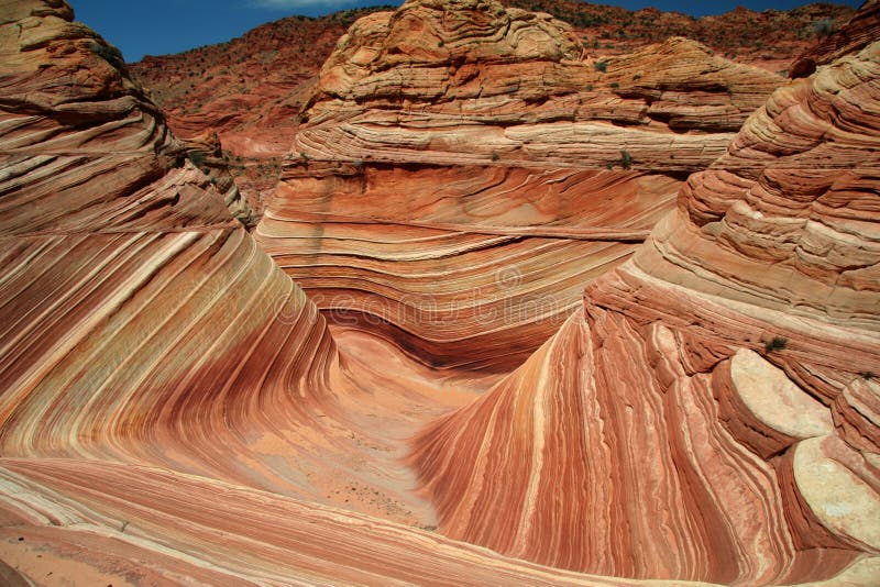 geological formation - the wave