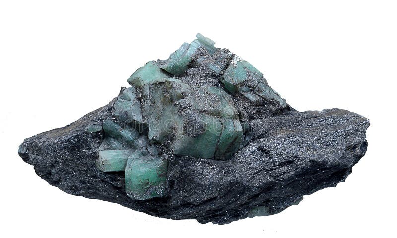 Geology: beryl in mica