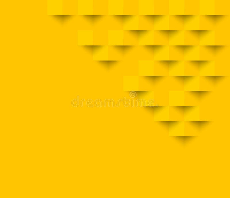 Geom geométrico quadrado amarelo do quadrado do sumário do fundo da textura