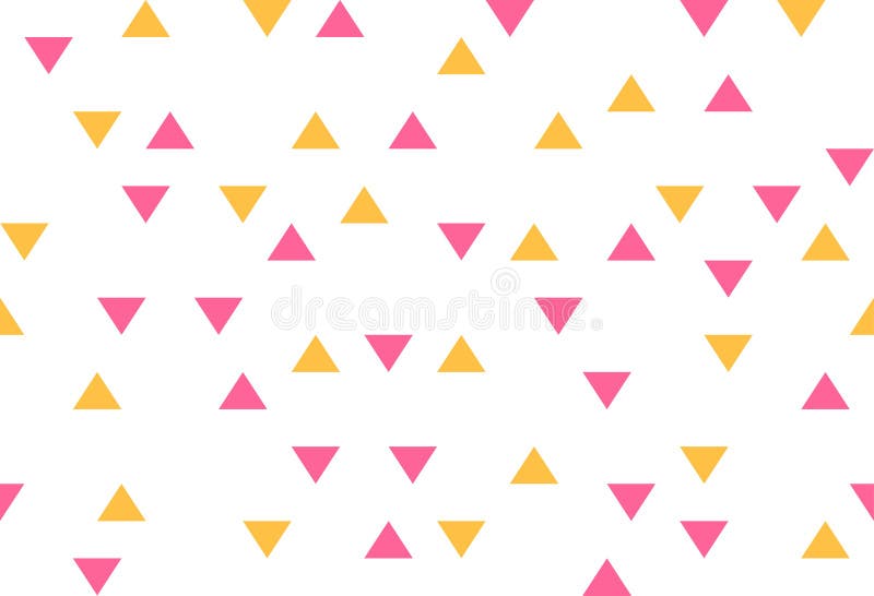 Geom картины розовых желтых красочных абстрактных треугольников ретро бумажное бесплатная иллюстрация