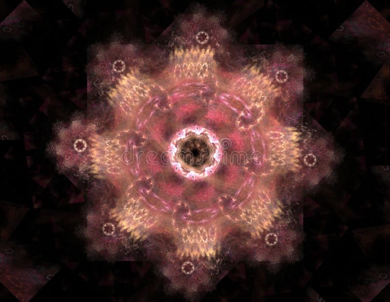 Geometr? a de la serie del espacio Contexto visualmente atractivo hecho de curvas conceptuales de las rejillas y de elementos del ilustración del vector