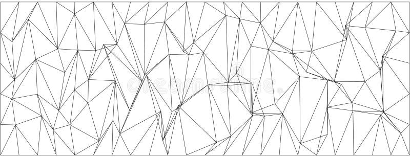 Geometric abstract art with dynamic chaotic lines for modern design projects vector illustration