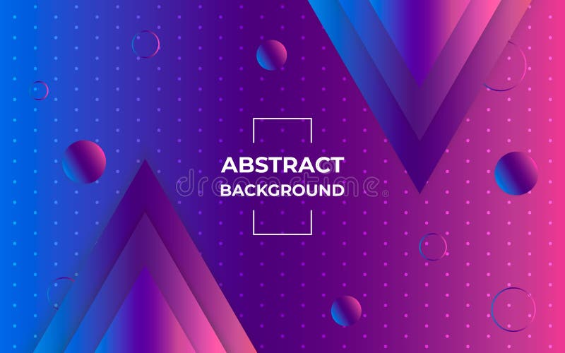 Geometric abstract background. Modern pattern with gradient triangles and circles shapes. Minimal graphic design. royalty free illustration