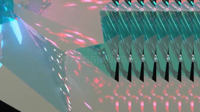 Geometric abstract crystal mineral structure 3D rendering royalty free illustration