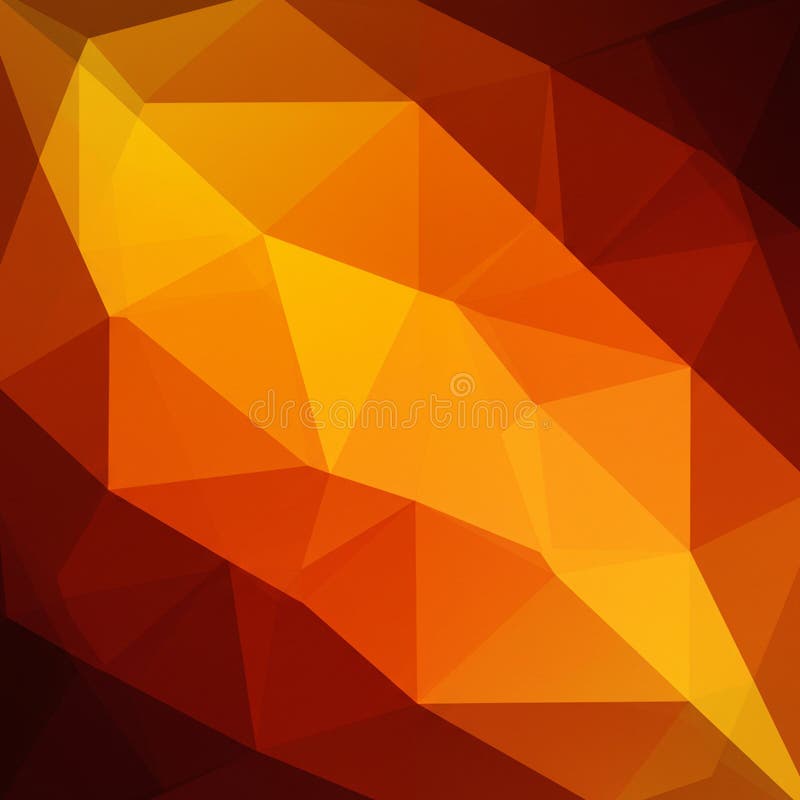 Geometric abstract design composed of interconnected polygons in varying shades stock illustration