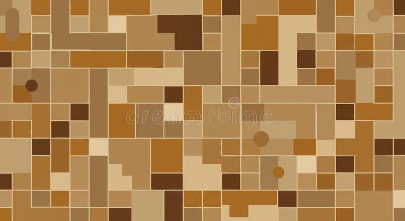 Geometric abstract design featuring a grid of rectangles and squares in various vector illustration
