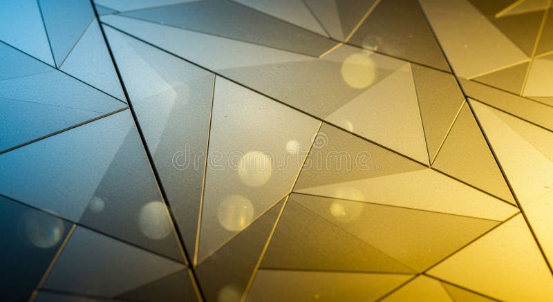 Geometric abstract design featuring interconnected triangular shapes. The pattern stock illustration