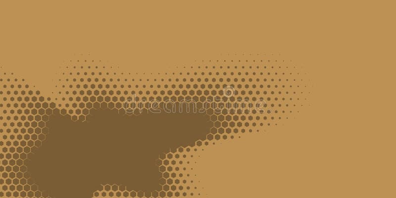 Geometric abstract Hexagon Two Color Background stock illustration