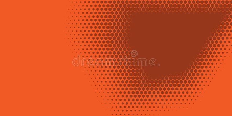 Geometric abstract Hexagon Two Color Background stock illustration