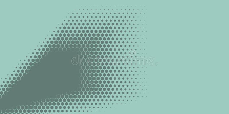 Geometric abstract Hexagon Two Color Background vector illustration