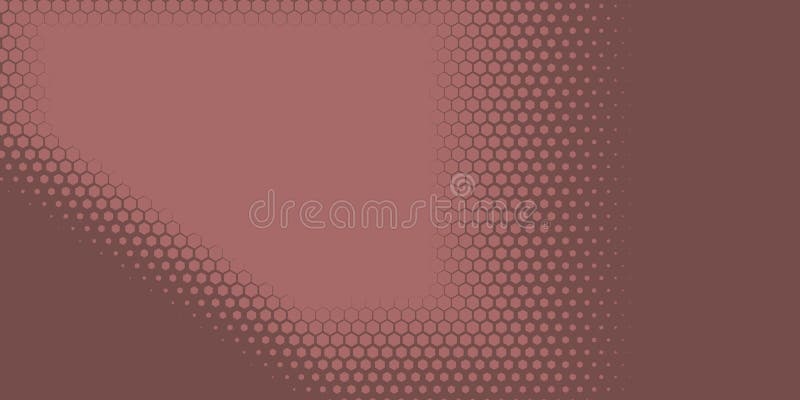 Geometric abstract Hexagon Two Color Background stock illustration