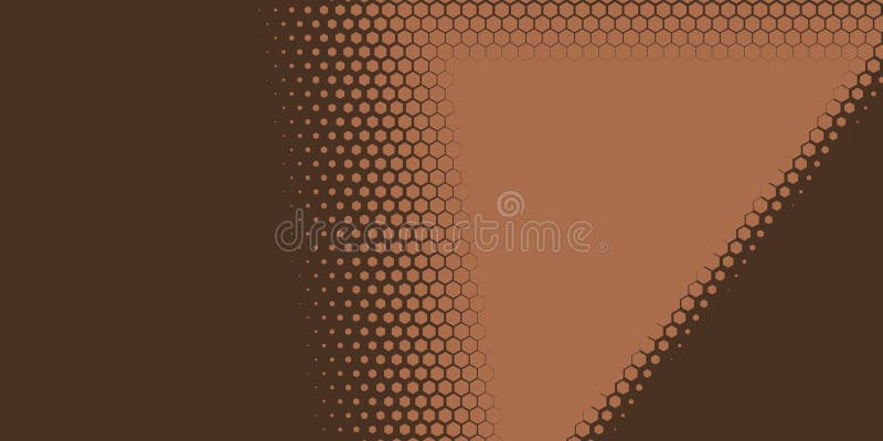 Geometric abstract Hexagon Two Color Background vector illustration