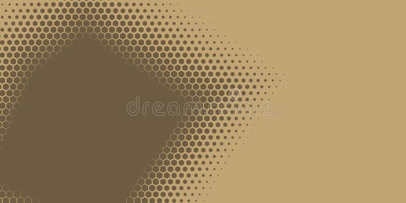 Geometric abstract Hexagon Two Color Background vector illustration