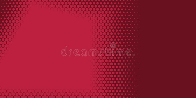 Geometric abstract Hexagon Two Color Background stock illustration