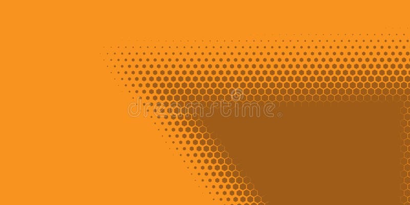 Geometric abstract Hexagon Two Color Background royalty free illustration