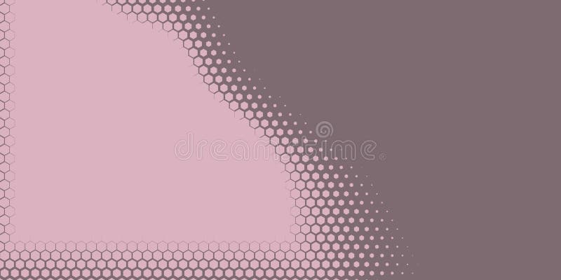Geometric abstract Hexagon Two Color Background royalty free illustration