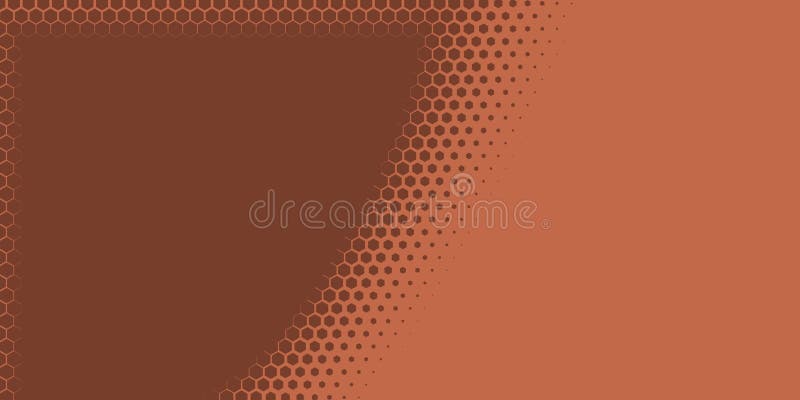 Geometric abstract Hexagon Two Color Background stock illustration