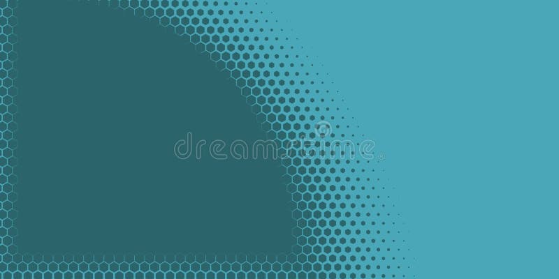 Geometric abstract Hexagon Two Color Background vector illustration