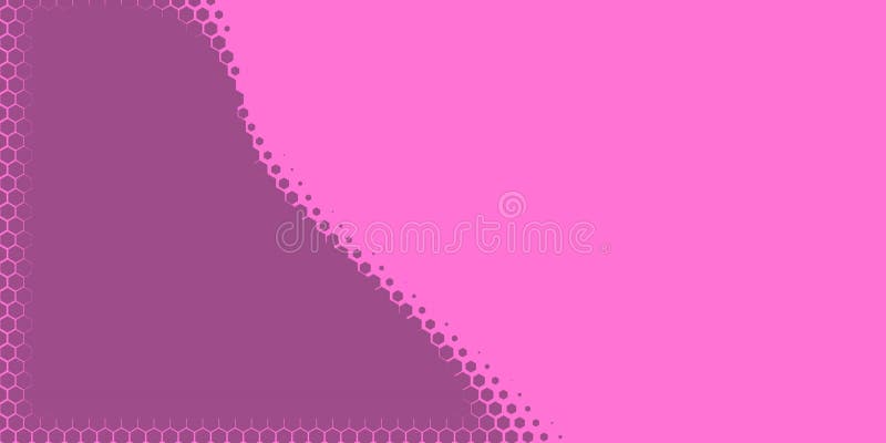 Geometric abstract Hexagon Two Color Background stock illustration