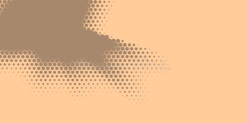 Geometric abstract Hexagon Two Color Background royalty free illustration
