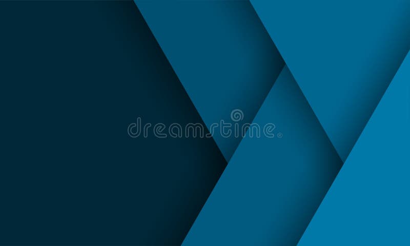 Geometric abstract modern vector blue background